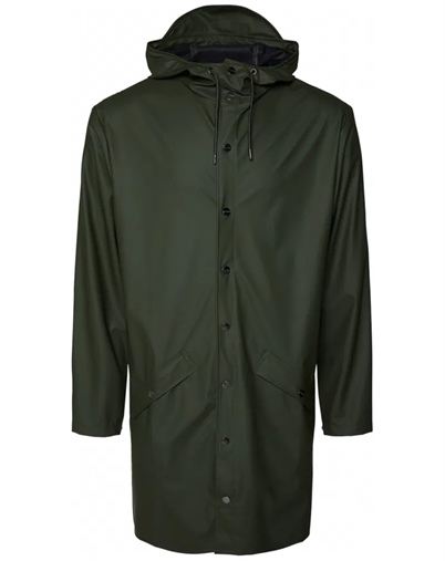 Rains - Langer Regenmantel - Unisex - Green